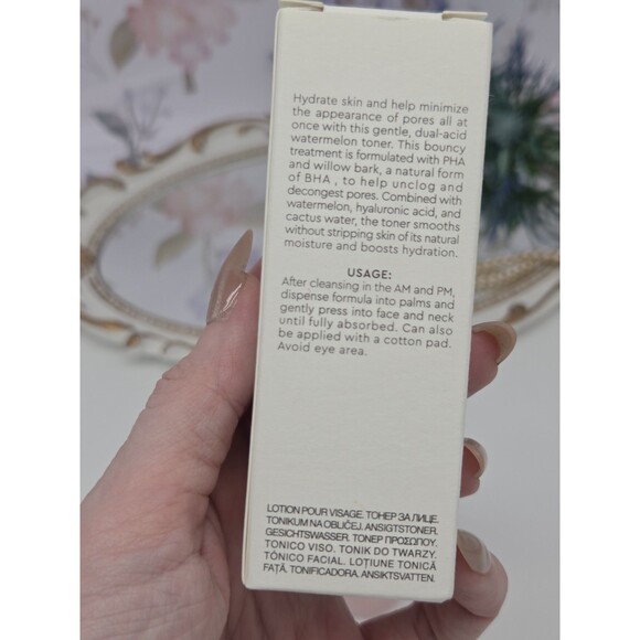 Glow Recipe Watermelon Glow PHA + BHA Pore Tight Toner 1.35 fl oz NEW - Picture 5 of 8